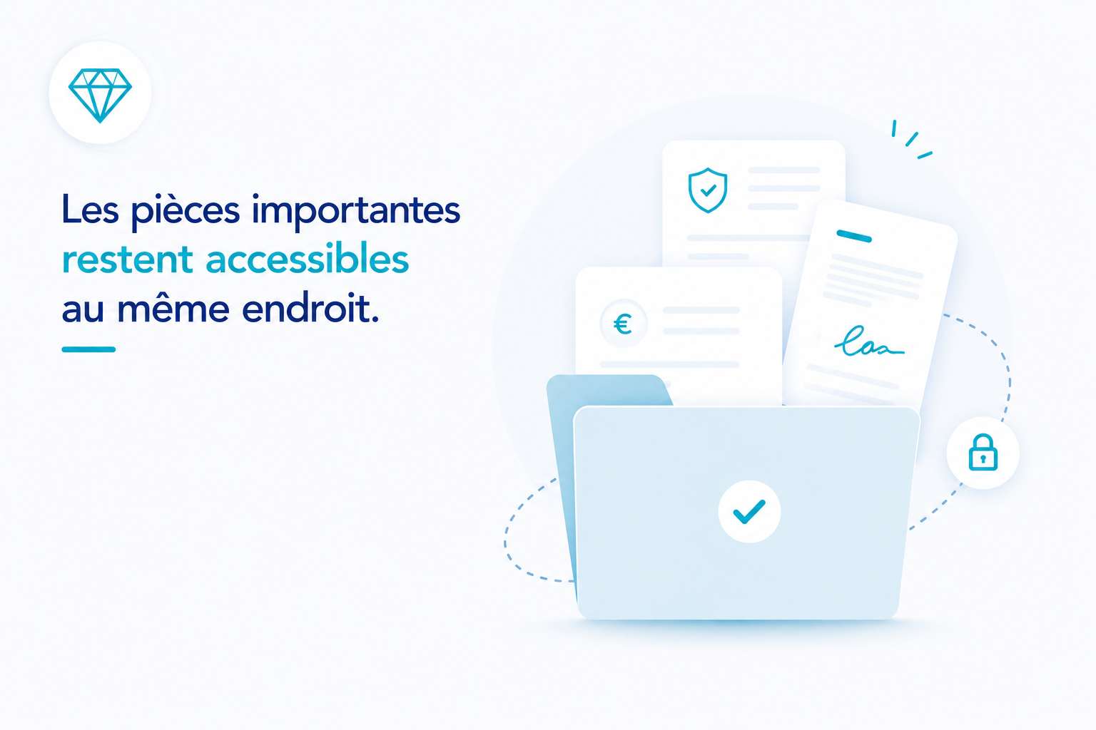 Documents centralisés dans la plateforme Profidex
